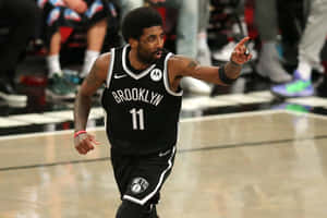 Kyrie Irving Takes The Court As A Brooklyn Net Wallpaper