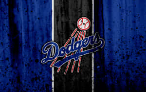 L A Dodgers Grungy Wallpaper Wallpaper