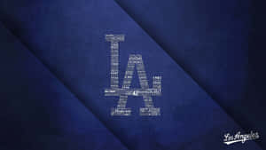 L A Dodgers Typography Wallpaper Wallpaper