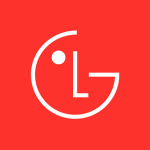 L G Electronics Logo Red Background Wallpaper