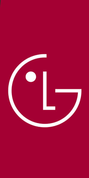 L G Electronics Logoon Maroon Background Wallpaper