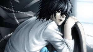 L Lawliet Asleep In Peaceful Solitude Wallpaper