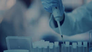 Laboratory Blue-filtered Image Wallpaper