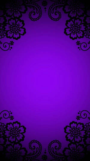 Lacey Black And Purple Phone Wallpaper