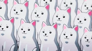 Laid Back Camp Omikuji Miniature Dogs Wallpaper