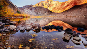 Lake And Mountain Laptop Desktop Wallpaper