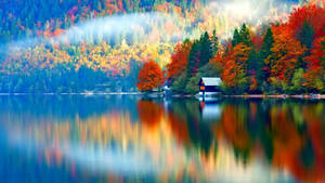 Lake House Google Meet Virtual Background Wallpaper