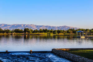 Lake Inside The Balboa Park Wallpaper