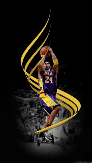 Lakers Iphone With Kobe Shooting Wallpaper