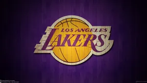 Lakers Purple And Yellow Power Wallpaper