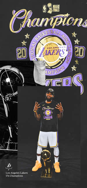 Lakers2020 N B A Champions Celebration Wallpaper