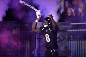 Lamar Jackson Baltimore Entrance Wallpaper