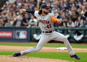 Lance Mccullers Orange Gloves Wallpaper