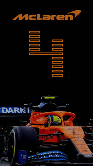 Lando Norris’ Mclaren 4 Wallpaper