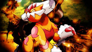 Landorus Cloudless Pose Wallpaper