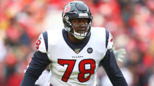 Laremy Tunsil Black And White Football Kit Wallpaper