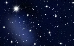 Large Bright Blue Stars Wallpaper