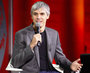 Larry Page 2015 Fortune Global Forum Explanation Photography Wallpaper