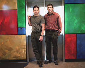 Larry Page Sergey Brin Google Hq California Photography Wallpaper