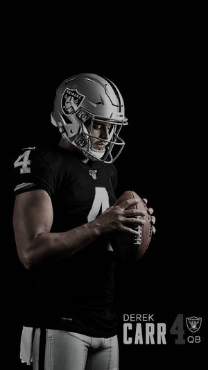 Las Vegas Raiders Derek Carr Solemn Wallpaper