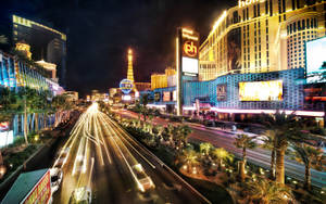 Las Vegas Strip Boulevard Time Lapse Wallpaper