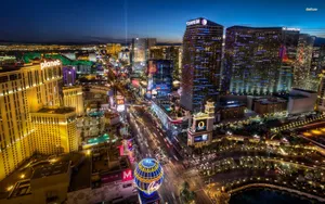 Las Vegas Strip Skyscrapers Cosmopolitan Wallpaper