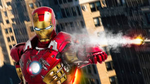 Launching Missile Iron Man Superhero Wallpaper