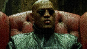 Laurence Fishburne In A Blurred Artistic Snap Wallpaper