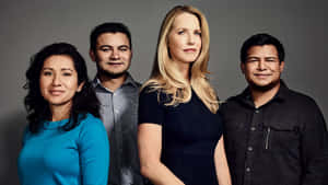 Laurene Powell Jobswith Team Wallpaper