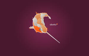 Lava Narwhal Art Wallpaper