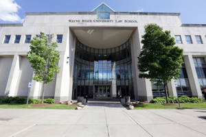 Law School Building At Wayne State University Wallpaper