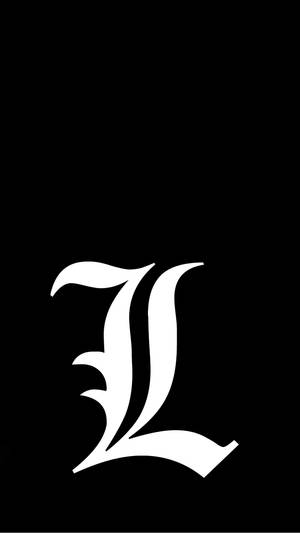 Lawliet Symbol Death Note Iphone Wallpaper