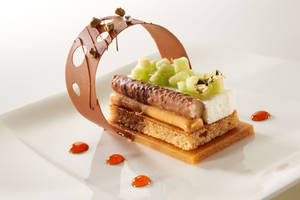 Layered Pastry Desserts Wallpaper