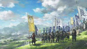 Lead The Legion - A Gathering Of Samurai Warriors Wallpaper