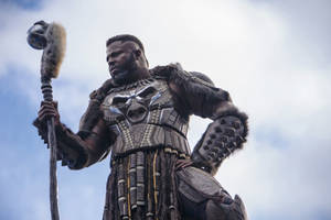 Leader M'baku In Wakanda Forever Wallpaper