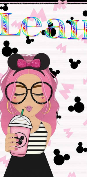 Leah Ashe Mickey Mouse Background Wallpaper