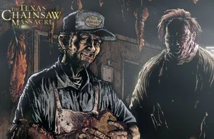 Leatherface Classic Art Wallpaper