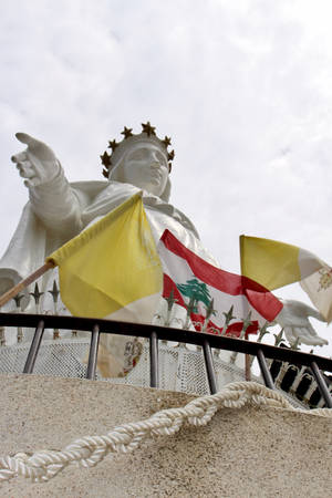 Lebanon Mary Statue Wallpaper
