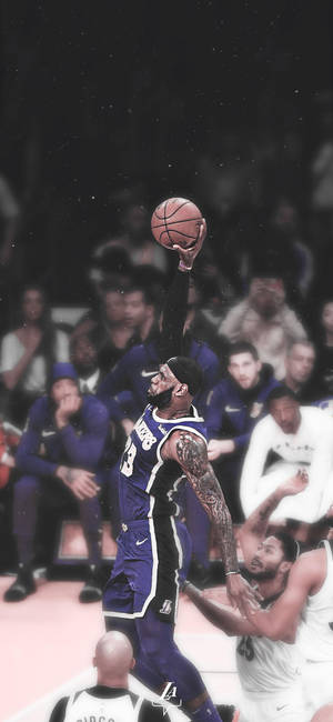 Lebron James Nba Dunk Wallpaper