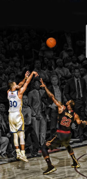 Lebron James Vs Stephen Curry Wallpaper