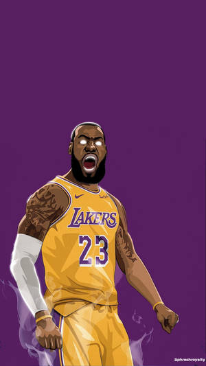 Lebron James’s All Star Season For The Los Angeles Lakers. Wallpaper