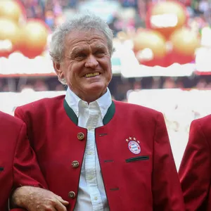 Legendary Goalkeeper Sepp Maier At Allianz Arena, 2017 Wallpaper