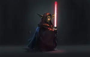 Legendary Jedi Master, Yoda In Meditation Wallpaper