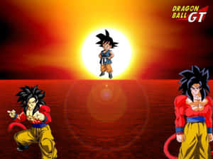 Legendary Saiyan Super Saiyan 4 Level Of Transformation Wallpaper