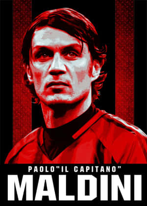 Legendary Soccer Player Paolo Maldini Wallpaper