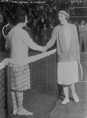 Legendary Tennis Icon - Suzanne Lenglen Wallpaper