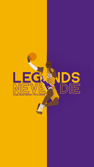 Legends Never Die Kobe Bryant Wallpaper