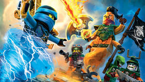 Lego Ninjago Jay Master Of Electricity Wallpaper