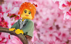 Lego Ninjago Koko In Green Kimono Wallpaper