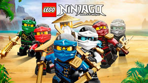 Lego Ninjago On Beach Wallpaper